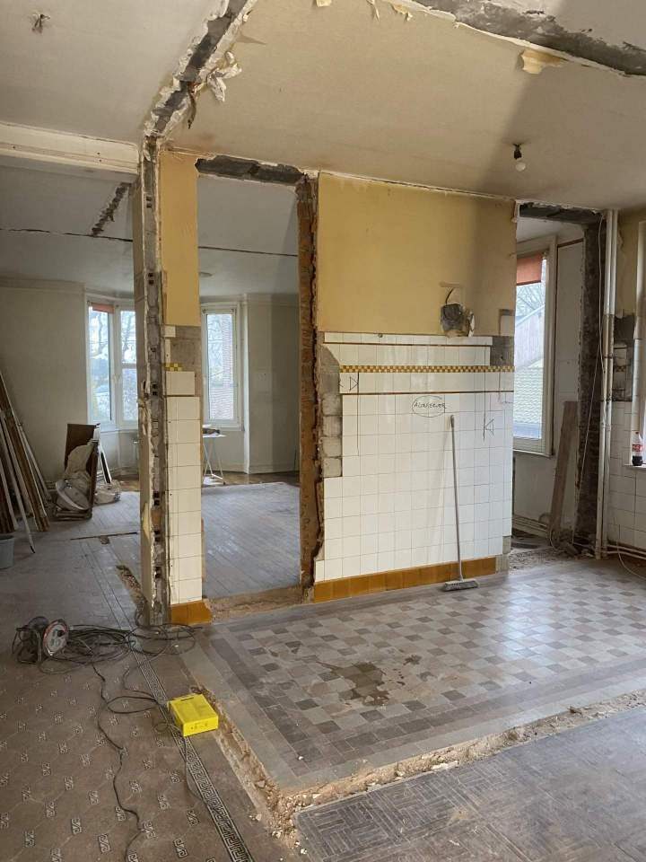 Modifiez l'architecture de votre maison grâce à la petite démolition.